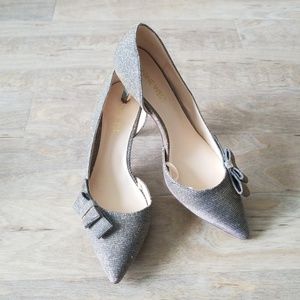 NWOT ♡ NINE WEST Metallic Glitter Heels